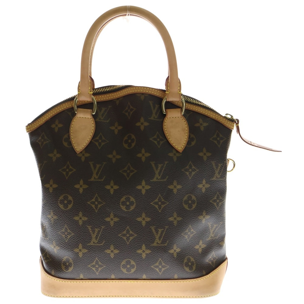 LOUIS VUITTON(ルイヴィトン) モノグラム ロックイット ハンドバッグ ブラウン レザー×PVC M40102 ゴールド金具