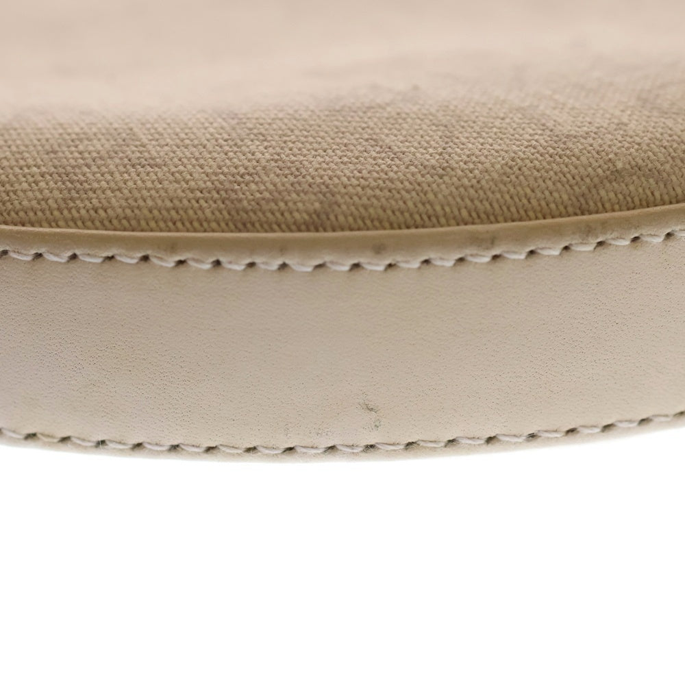 BVLGARI(ブルガリ) ショルダーバック ワンショルダーバッグ ハンドバッグ ライトピンク レザー×キャンバス シルバー金具 レディース