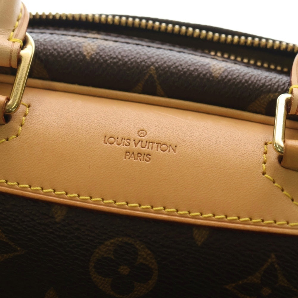 LOUIS VUITTON(ルイヴィトン) モノグラム ドーヴィル レザーハンドバッグ ブラウン M47270 レディース