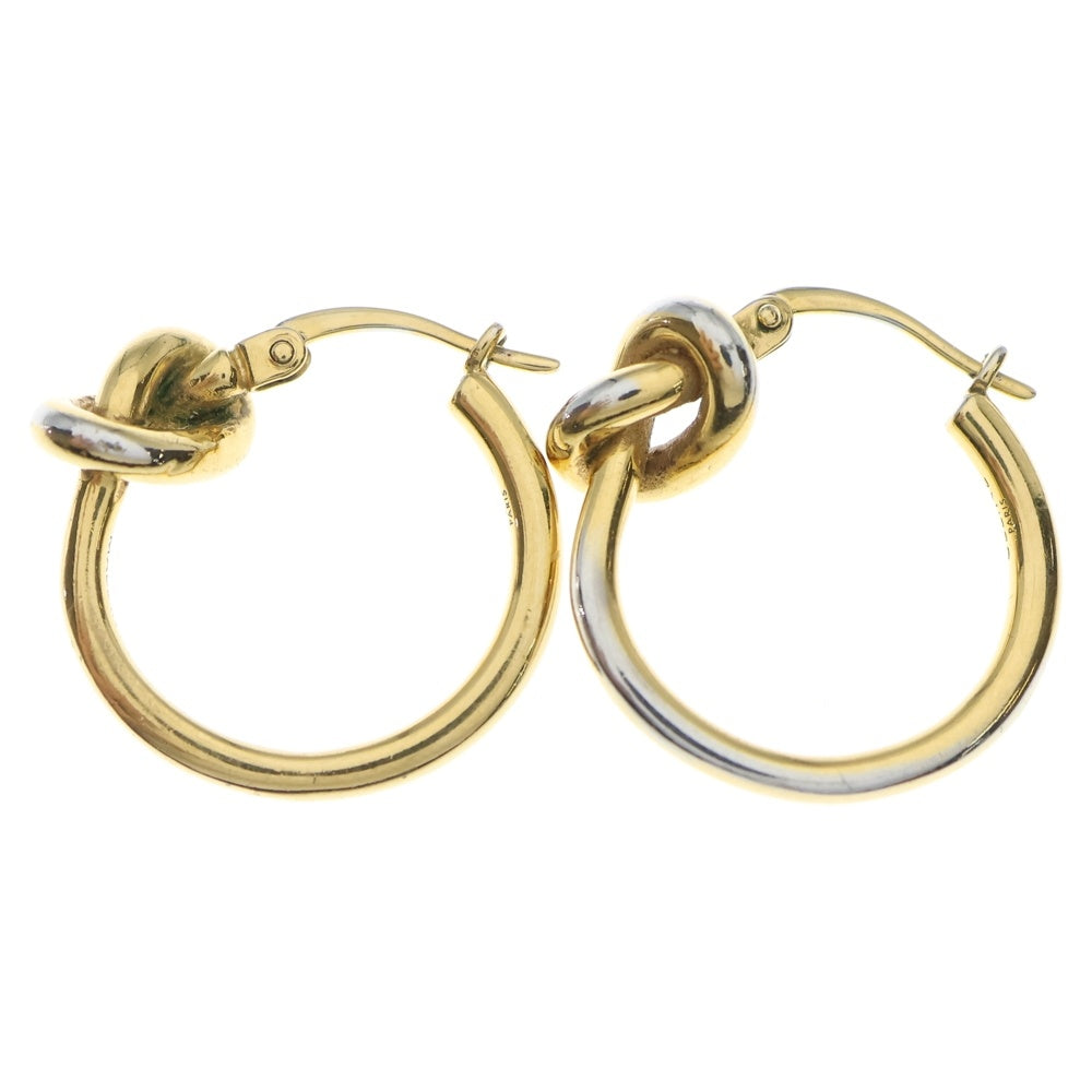 CELINE(セリーヌ) ノットスモール フープピアス GP ゴールド 5.5g