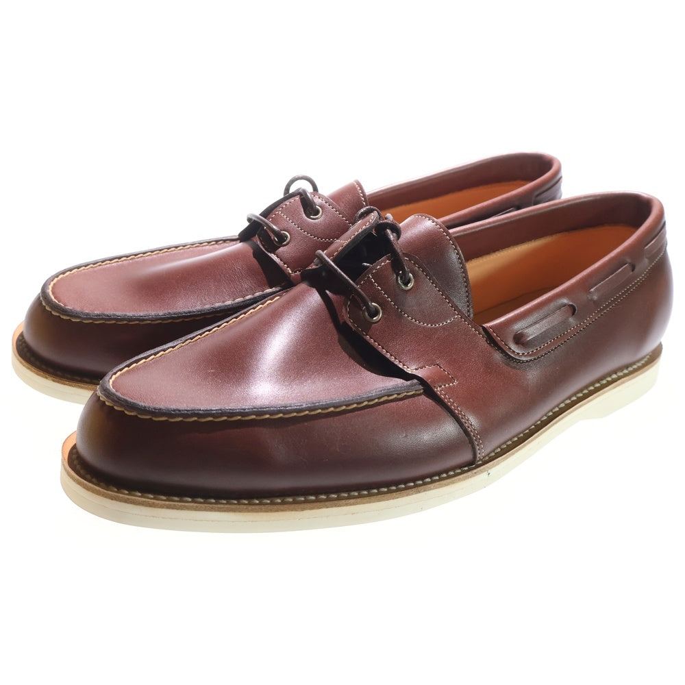 JOHN LOBB(ジョンロブ) LIVONIA リヴォニア レザー レースアップ ローカットシューズ ローファー ブラウン