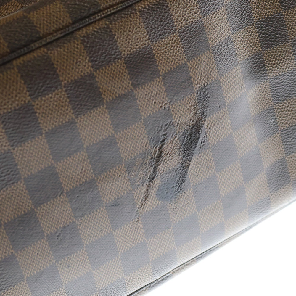 LOUIS VUITTON(ルイヴィトン) ダミエ ネヴァーフルMM トートバッグ ハンドバッグ レザー×PVC ブラウン N51105 ゴールド金具 レディース