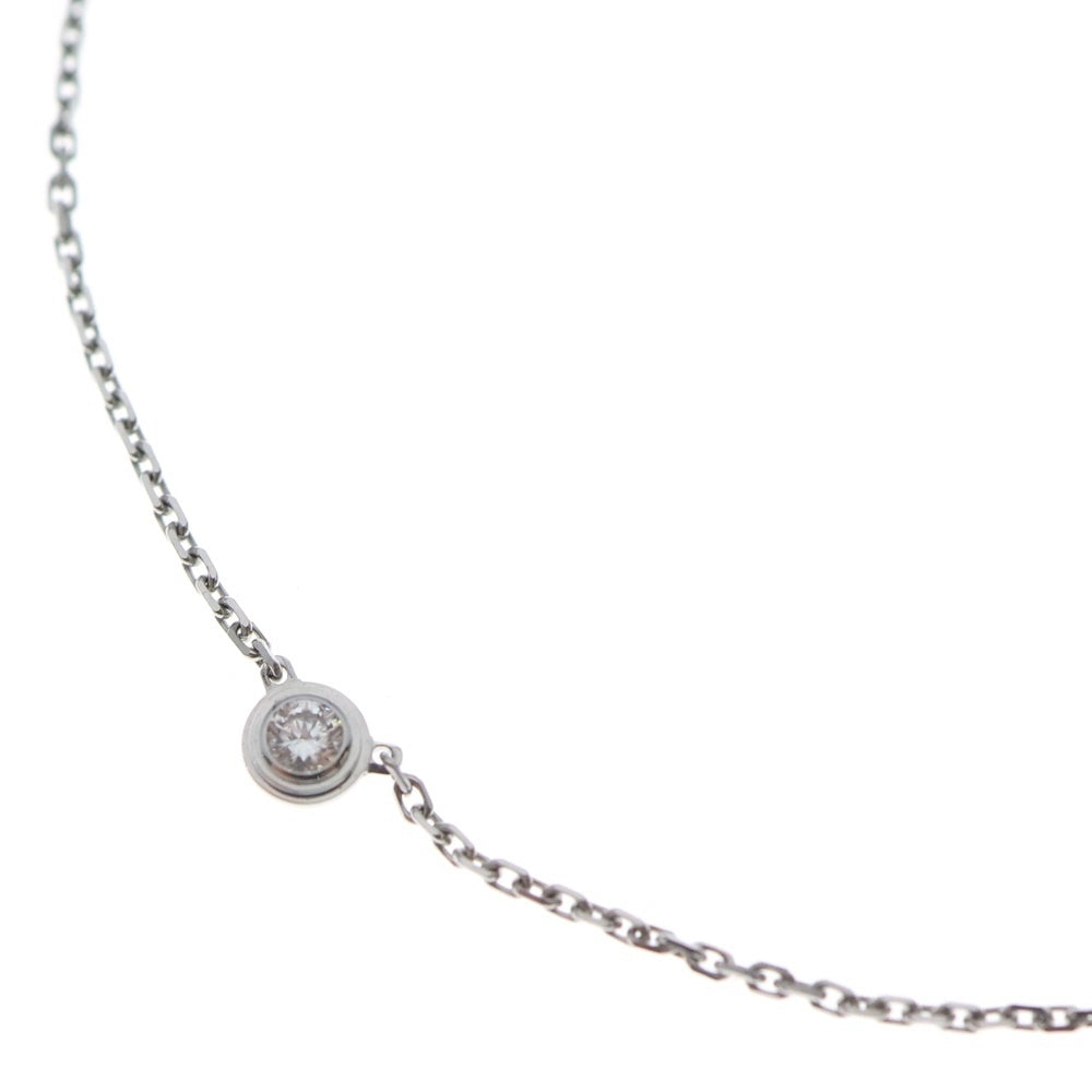Cartier(カルティエ) ダムールXS 1Pダイヤペンダントネックレス Au750WG ホワイトゴールド レディース