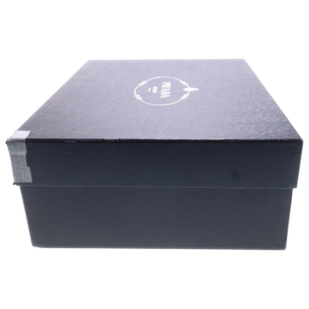 PRADA(プラダ) トライアングルロゴプレート オックスフォード レザー チャンキー ラバーソール ローファー シューズ ブラック 2DE148 レディース