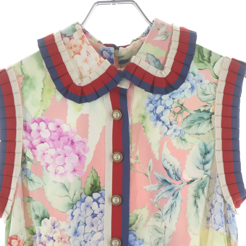 GUCCI(グッチ) GG シェリーライン花柄ノースリーブワンピースドレス マルチカラー 457038 X5L52 レディース