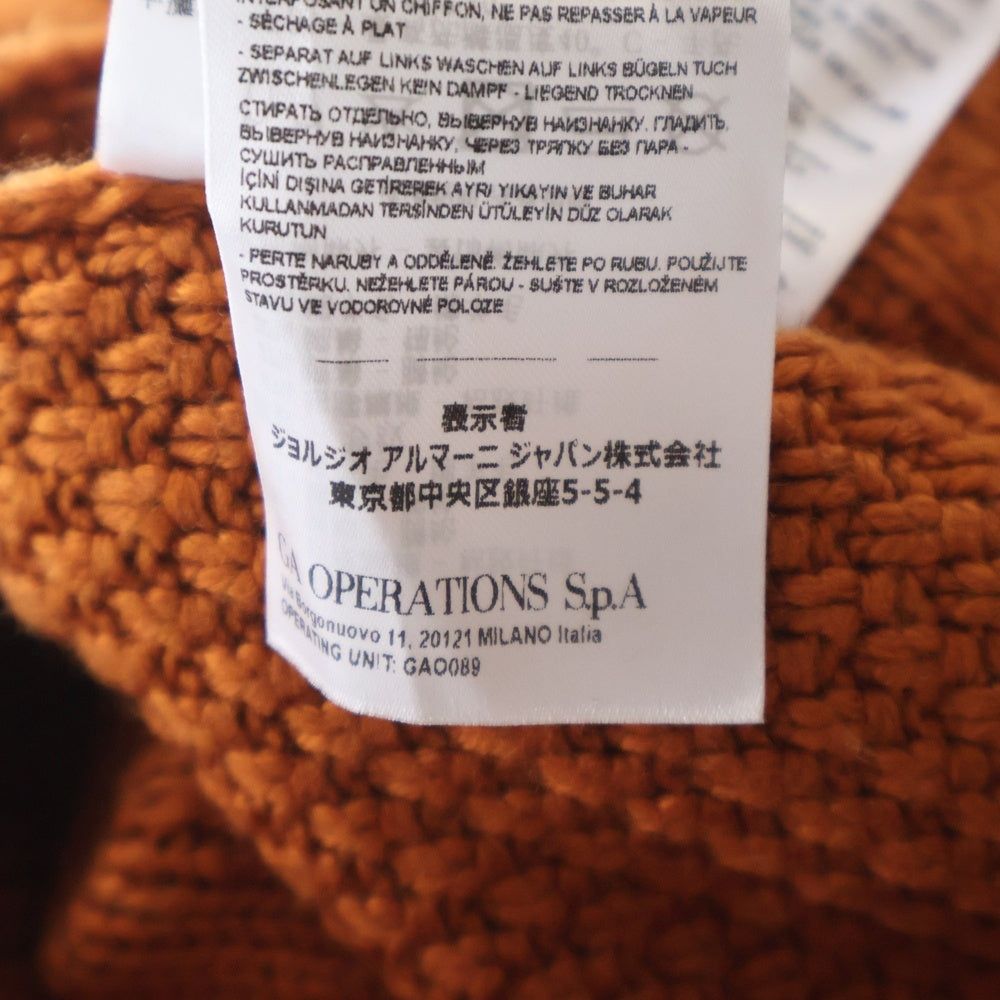 Armani Exchange(アルマーニ エクスチェンジ) タートルニットセーター オレンジ レディース