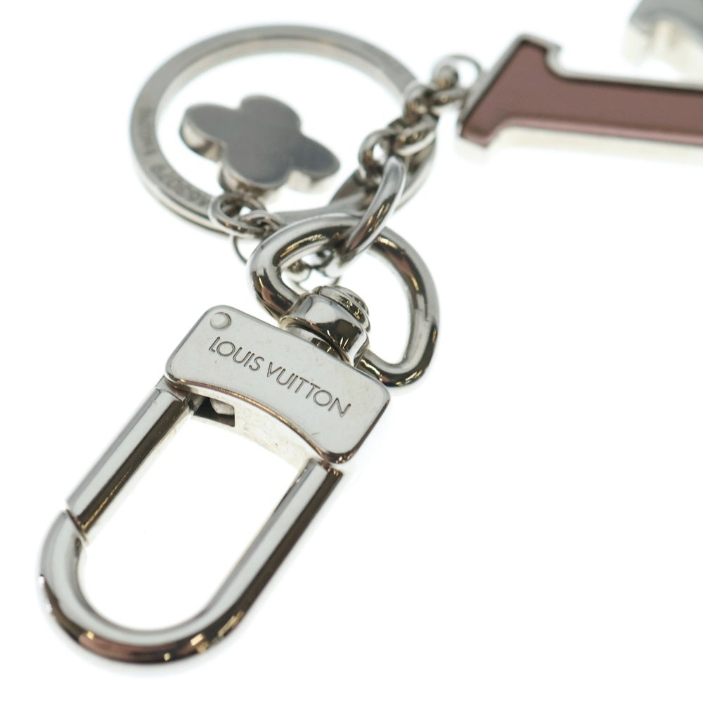 LOUIS VUITTON(ルイヴィトン) ポルトクレ LV カプシーヌ シルバー×ピンク メタル×レザー チャーム M46977
