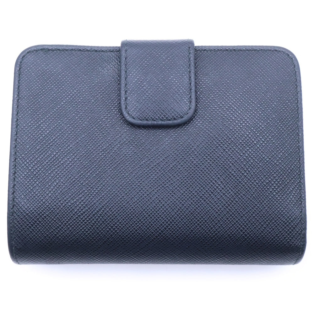 PRADA(プラダ) サフィアーノレザー 二つ折り財布 ブラック 1ML018 レディース