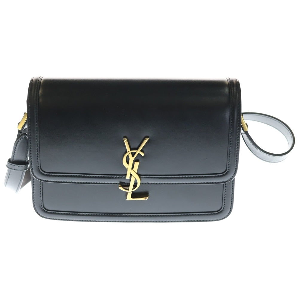 SAINT LAURENT PARIS(サンローランパリ) サンローランパリ ケイト スモール ショルダーバッグ ハンドバッグ ブラック レザー ゴールド金具 レディース