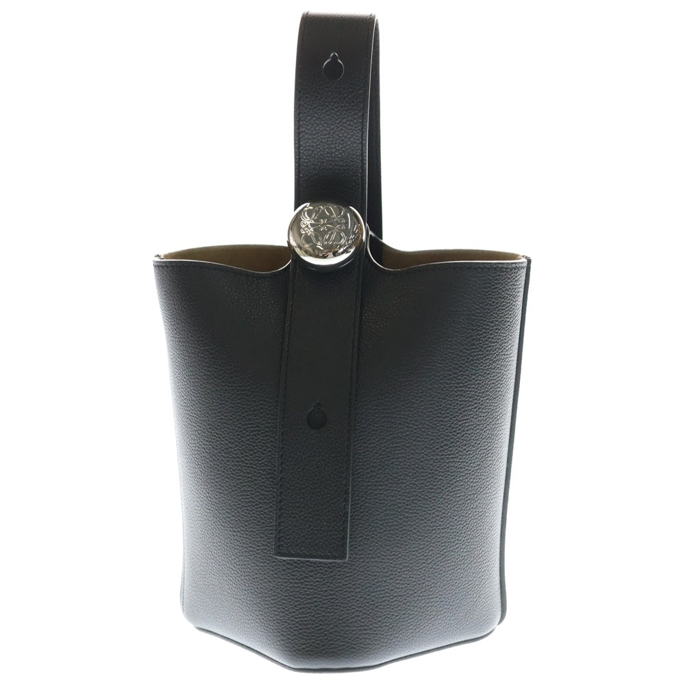 LOEWE(ロエベ) ペブル バケットバッグ ミニ ブラック レザー AANBBBMX01 レディース