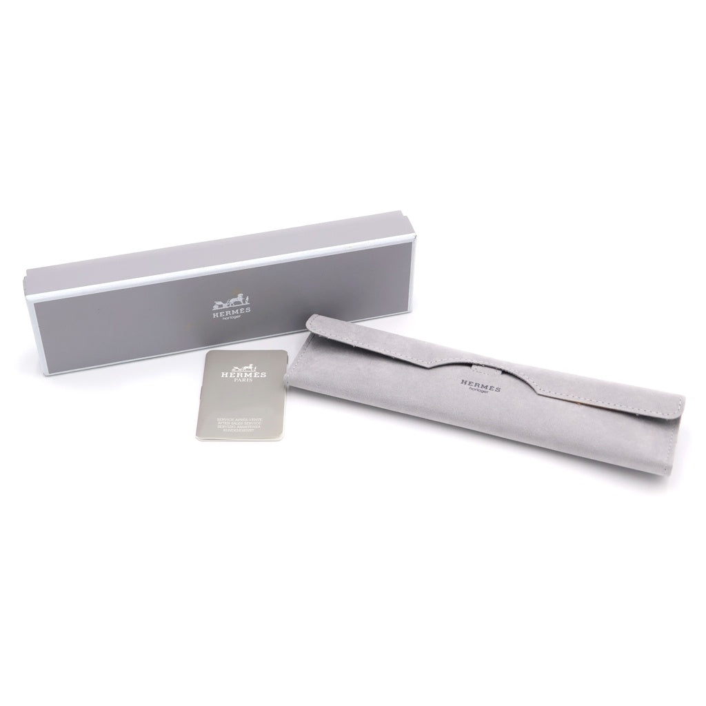 HERMES(エルメス) Hウォッチ 白文字盤 SS×レザー/QZ GP □A刻印 クォーツ 電池式 腕時計 HH1.201
