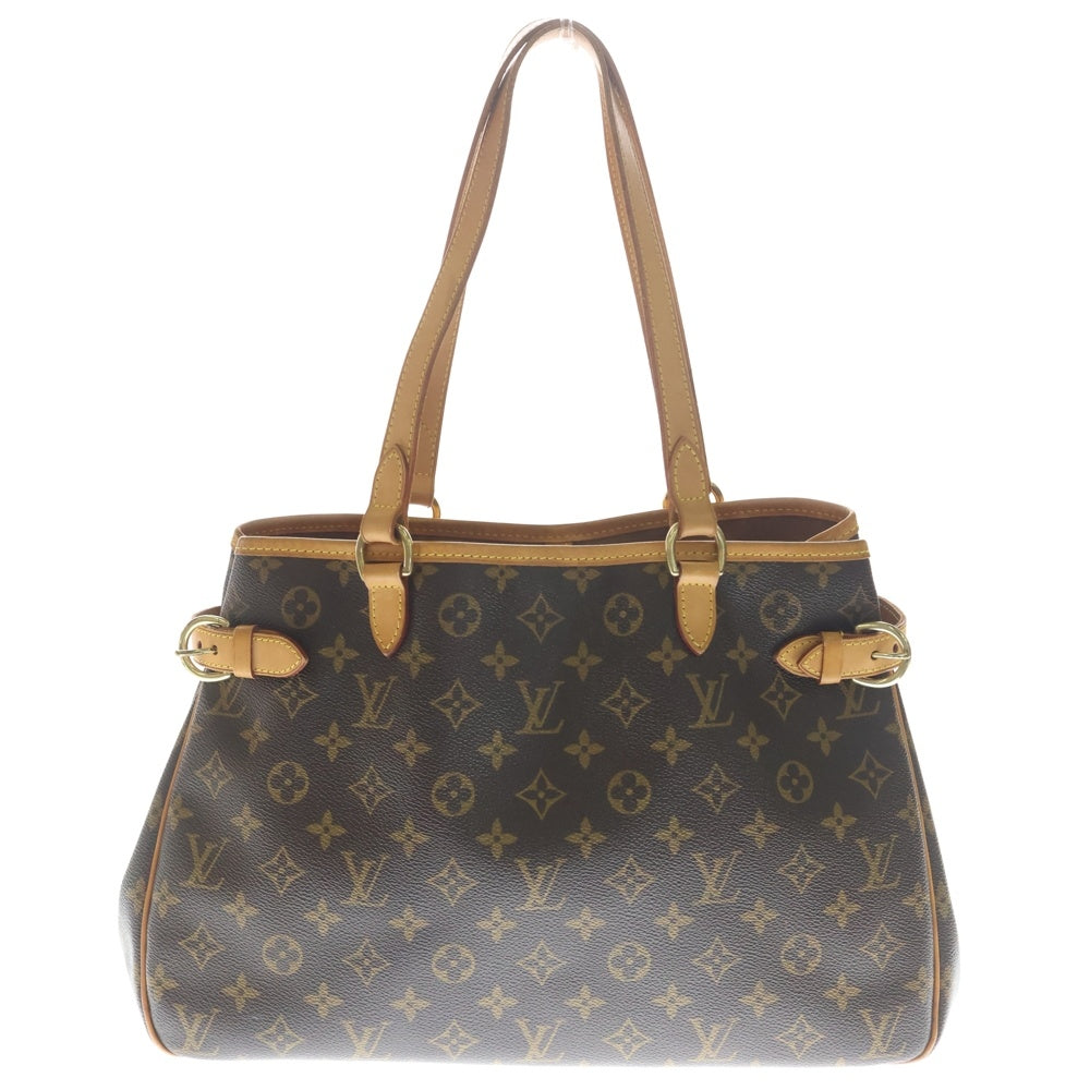 LOUIS VUITTON(ルイヴィトン) バティニョールオリゾンタル モノグラム PVC レザー トートバッグ ゴールド金具 ブラウン M51154 レディース