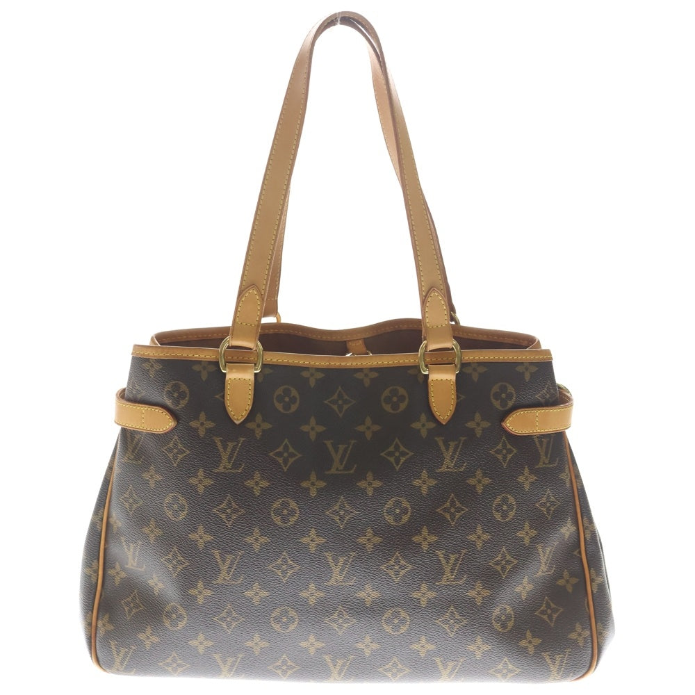 LOUIS VUITTON(ルイヴィトン) バティニョールオリゾンタル モノグラム PVC レザー トートバッグ ゴールド金具 ブラウン M51154 レディース