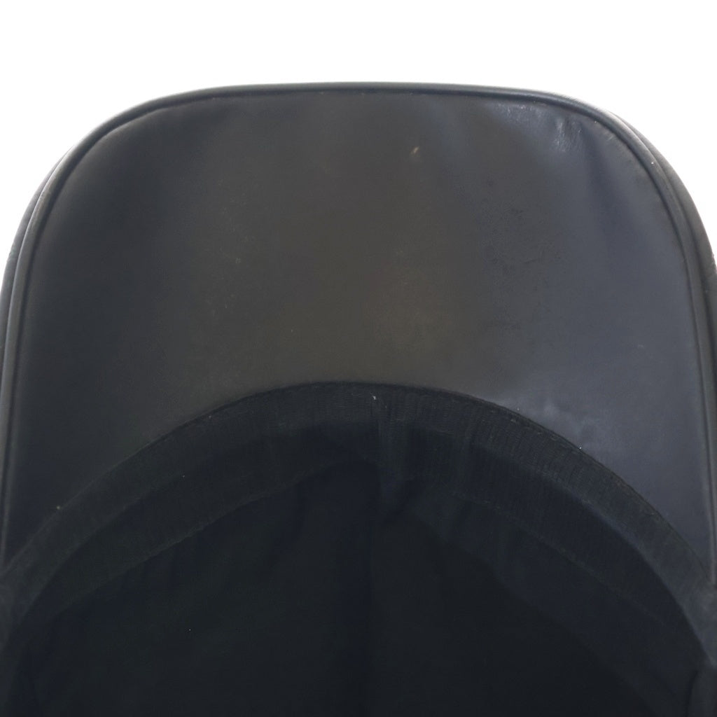 LOUIS VUITTON(ルイヴィトン) モノグラムシャドウ レザー ベースボールキャップ 帽子 ブラック M76581