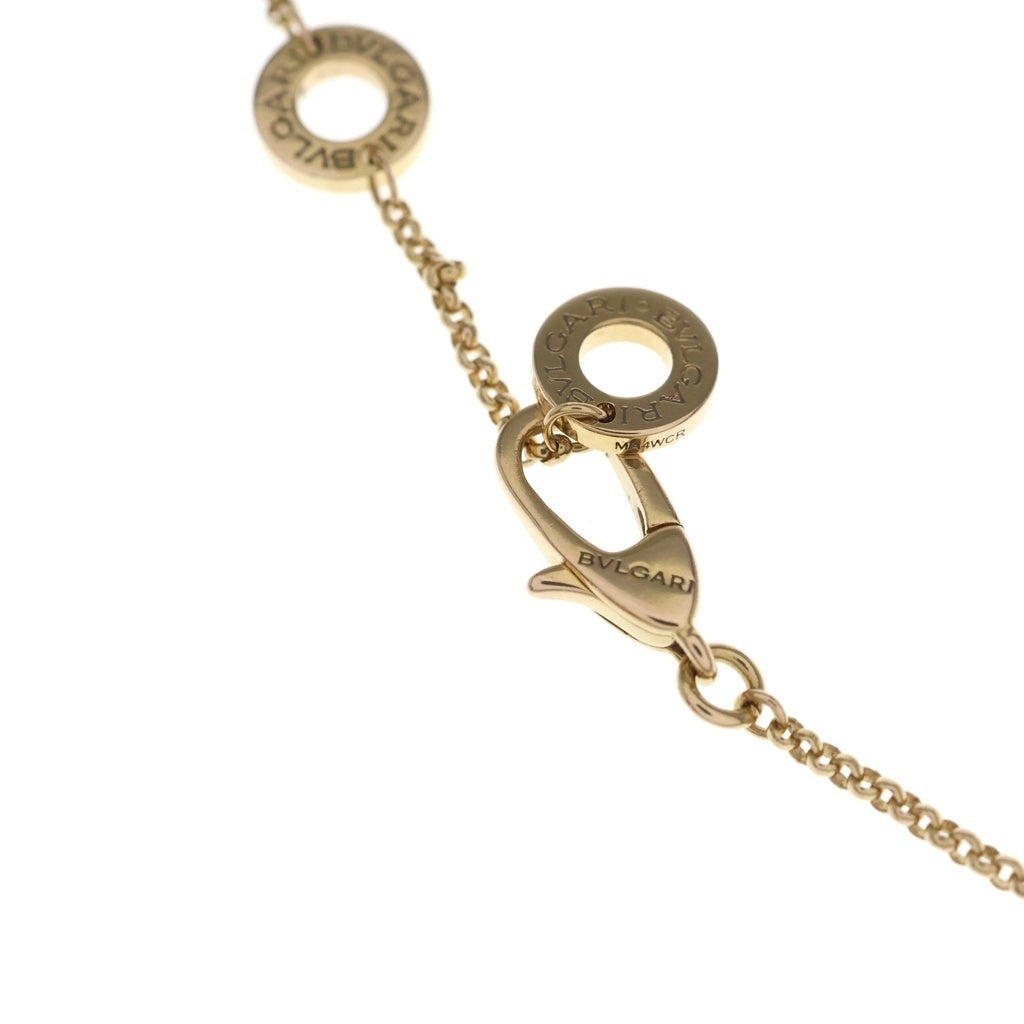 BVLGARI(ブルガリ) ブルガリブルガリ ネックレス ペンダント チェーン ゴールド×ホワイト パール Au750YG