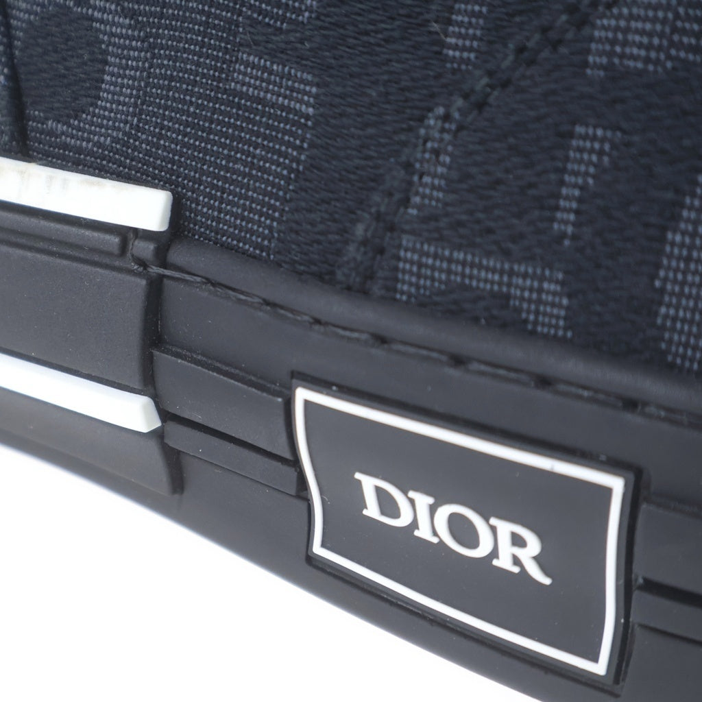 Christian Dior(クリスチャンディオール) B23 リーグ オブリークジャガード キャンバス ハイトップ ハイカットスニーカー シューズ ブラック