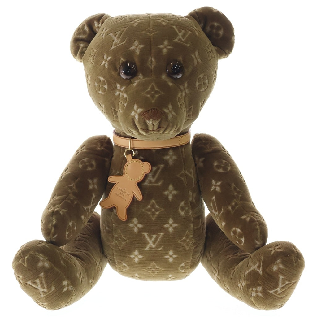 LOUIS VUITTON(ルイヴィトン) モノグラム ドゥドゥ・テディ ベア ぬいぐるみ ドール ブラウン GI0791 レディース