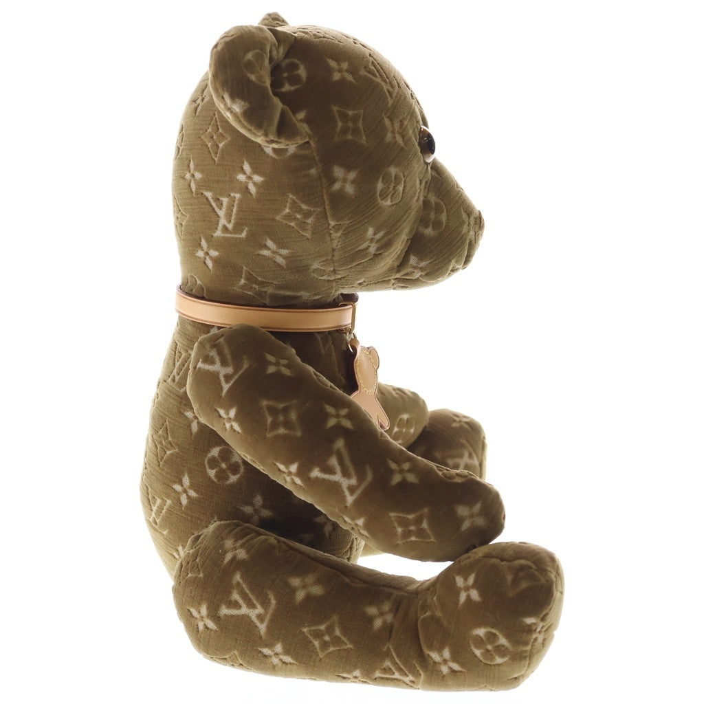 LOUIS VUITTON(ルイヴィトン) モノグラム ドゥドゥ・テディ ベア ぬいぐるみ ドール ブラウン GI0791 レディース