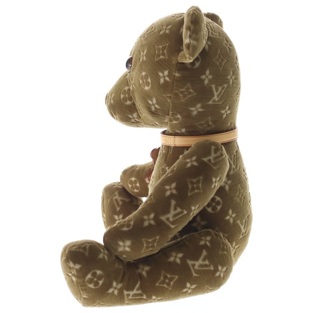 LOUIS VUITTON(ルイヴィトン) モノグラム ドゥドゥ・テディ ベア ぬいぐるみ ドール ブラウン GI0791 レディース