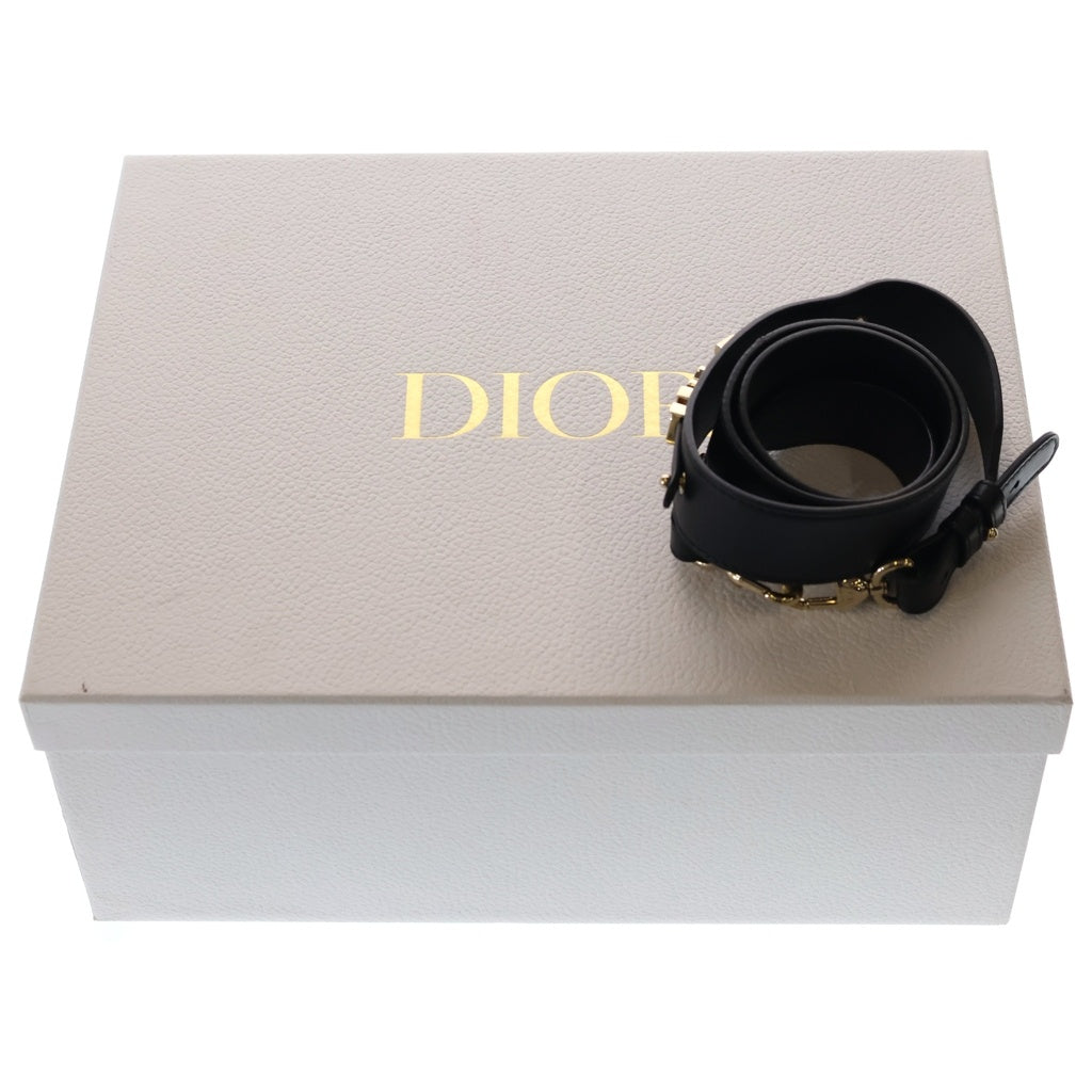 Christian Dior(クリスチャンディオール) レディディオール マイ レディディオール 2WAYバッグ ショルダーバッグ ハンドバッグ ミニバッグ ブラック レザー M0538OCAL ゴールド金具