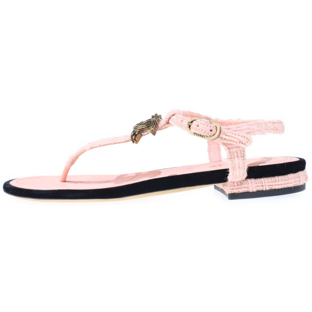 CHANEL(シャネル) ココマーク サンダル ピンク #37 レディース