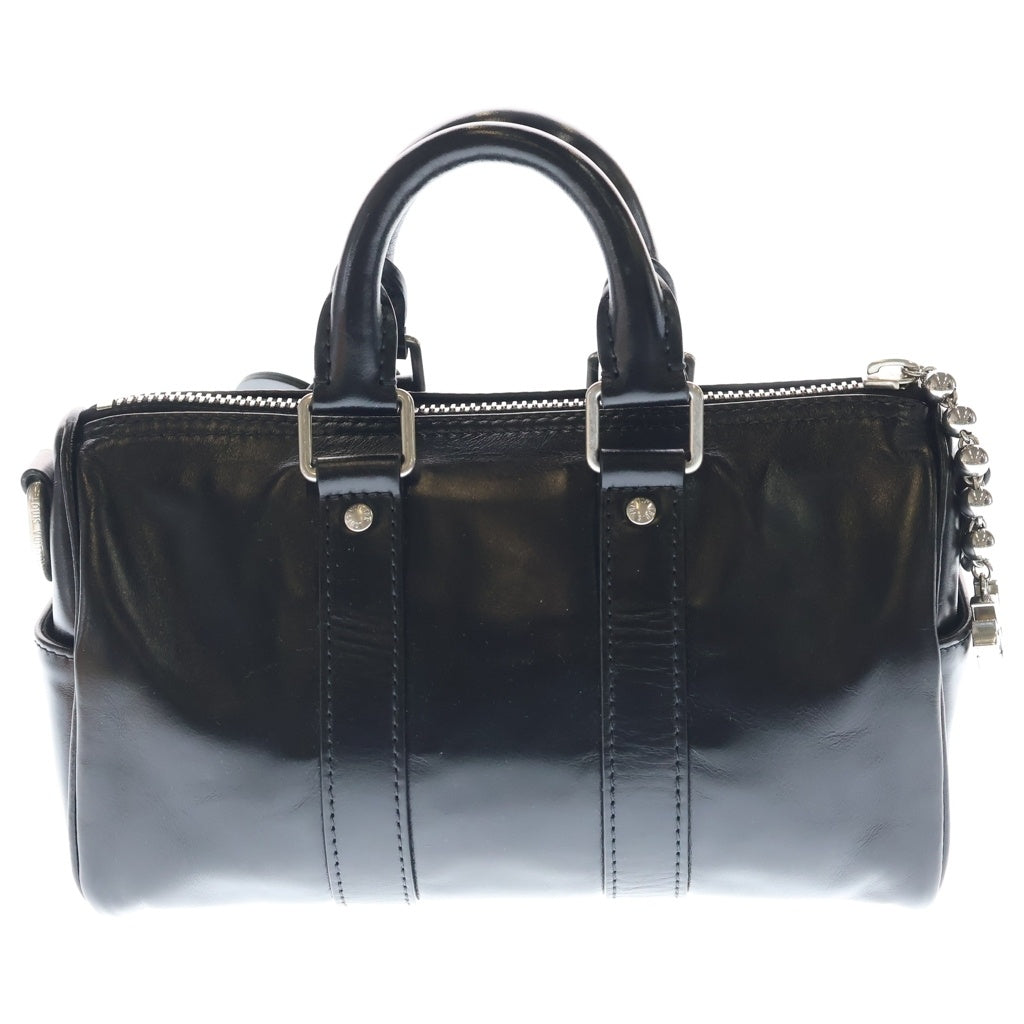 LOUIS VUITTON(ルイヴィトン) キーポルカーゴバンドリエール25 2WAYバッグ ショルダーバッグ ミニボストンバッグ ハンドバッグ ブラック レザー M13988 シルバー金具 レディース