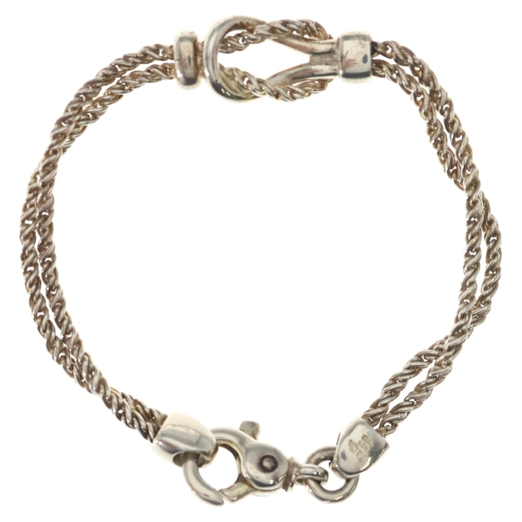 TIFFANY & Co.(ティファニー) ダブルロープ センターノット ブレスレット シルバー レディース