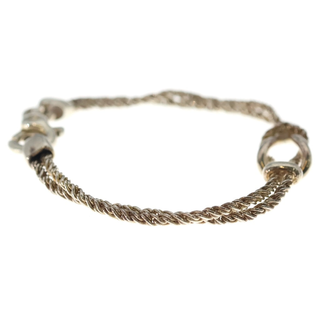 TIFFANY & Co.(ティファニー) ダブルロープ センターノット ブレスレット シルバー レディース