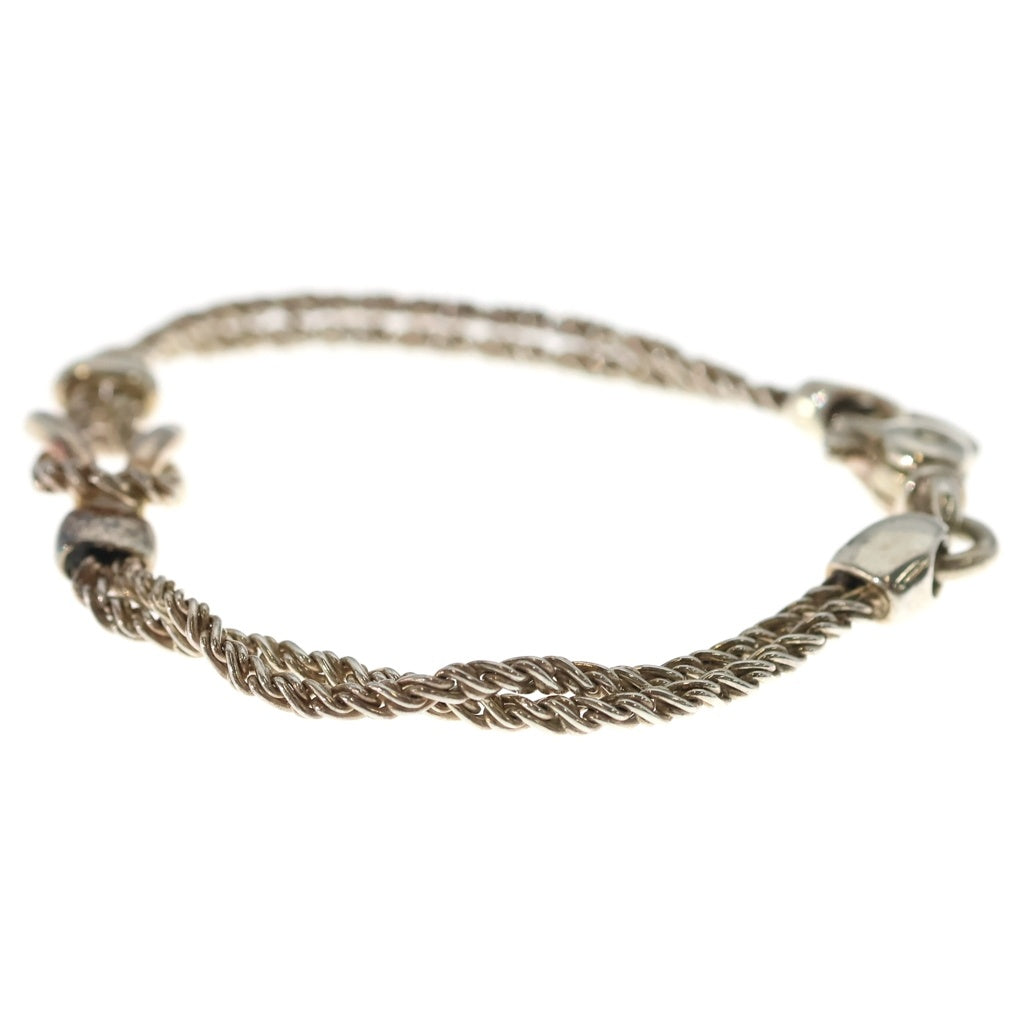 TIFFANY & Co.(ティファニー) ダブルロープ センターノット ブレスレット シルバー レディース