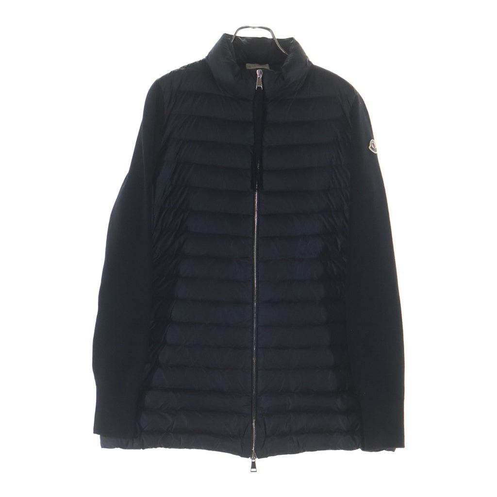 MONCLER(モンクレール) cardigan tricot ダウンコート ブラック ナイロン×ダウン F10939B50900 レディース