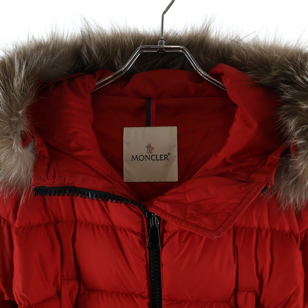 MONCLER(モンクレール) Cupidoneショートダウンジャケット レッド ナイロン×ダウン E20934631225 レディース