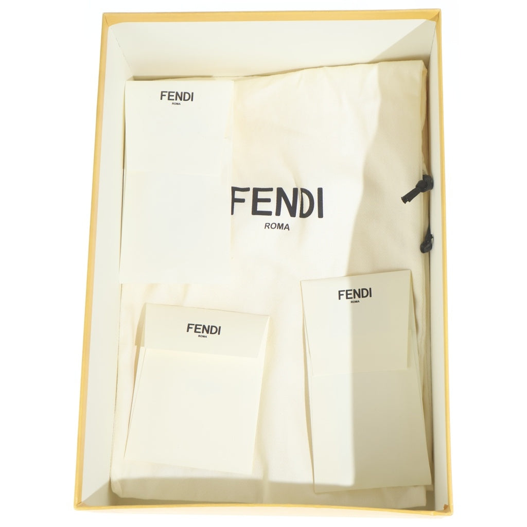 FENDI(フェンディ) ズッカ柄 メッシュ レースアップ ローカットシューズ スニーカー ブラウン