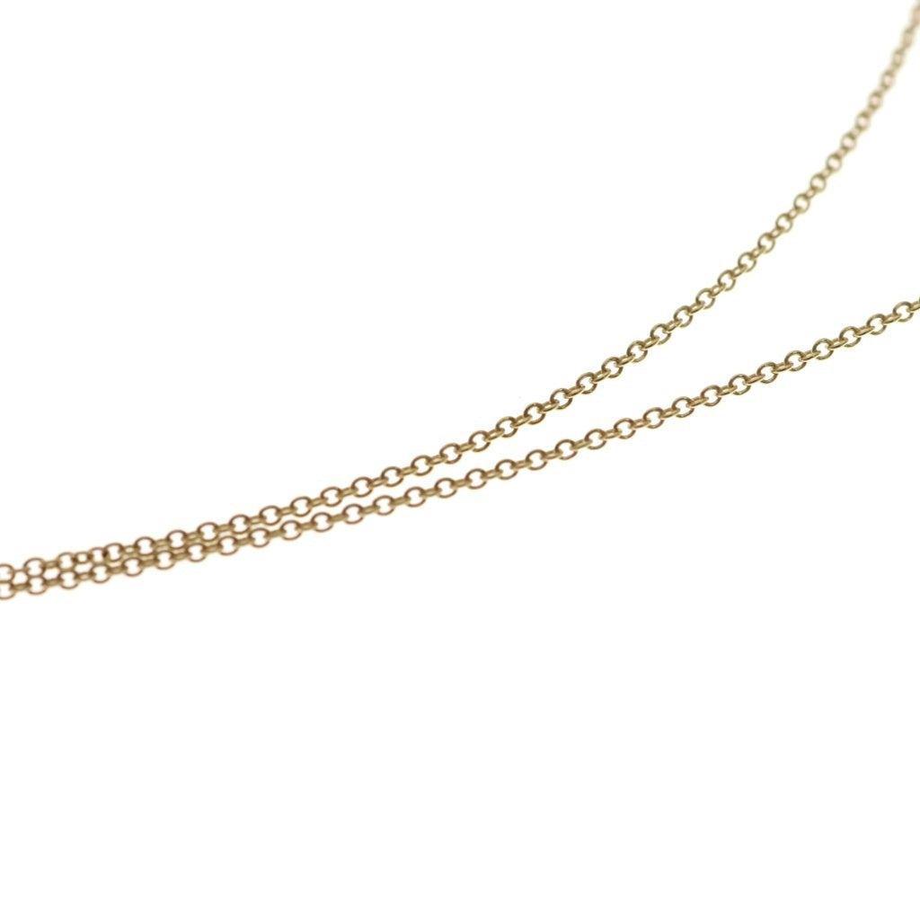 TIFFANY & Co.(ティファニー) バイザヤード 1Pダイヤネックレス ペンダント チェーン ゴールド Au750YG レディース