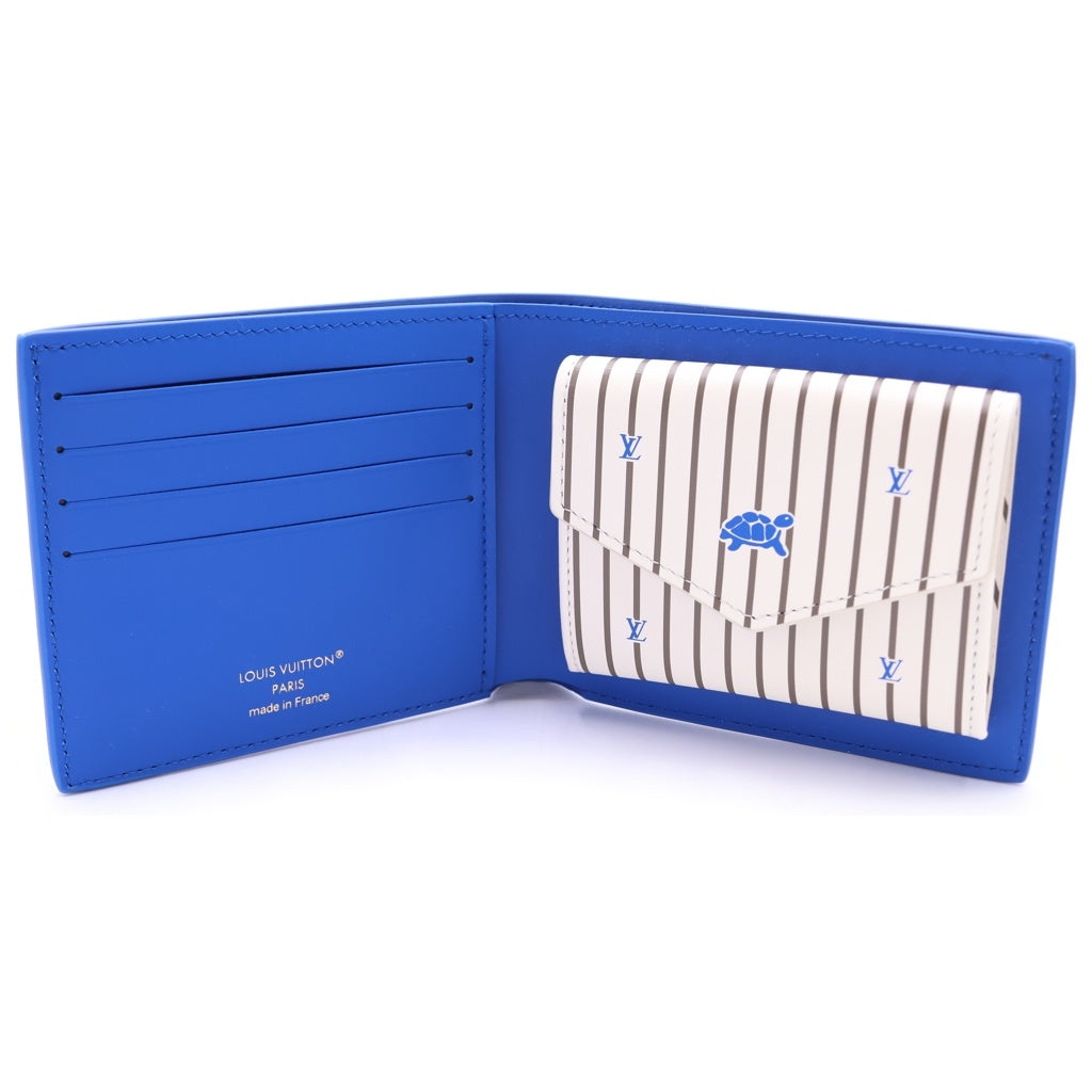 LOUIS VUITTON(ルイヴィトン) ■エピ ポルトフォイユマルコ ブルー M25996 ICタイプ 箱 レディース