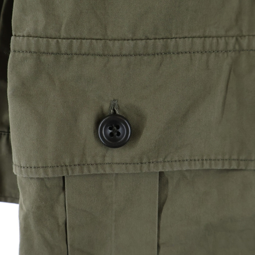 Max Mara(マックスマーラ) コットン ロングシャツワンピース カーキ 522601996 レディース