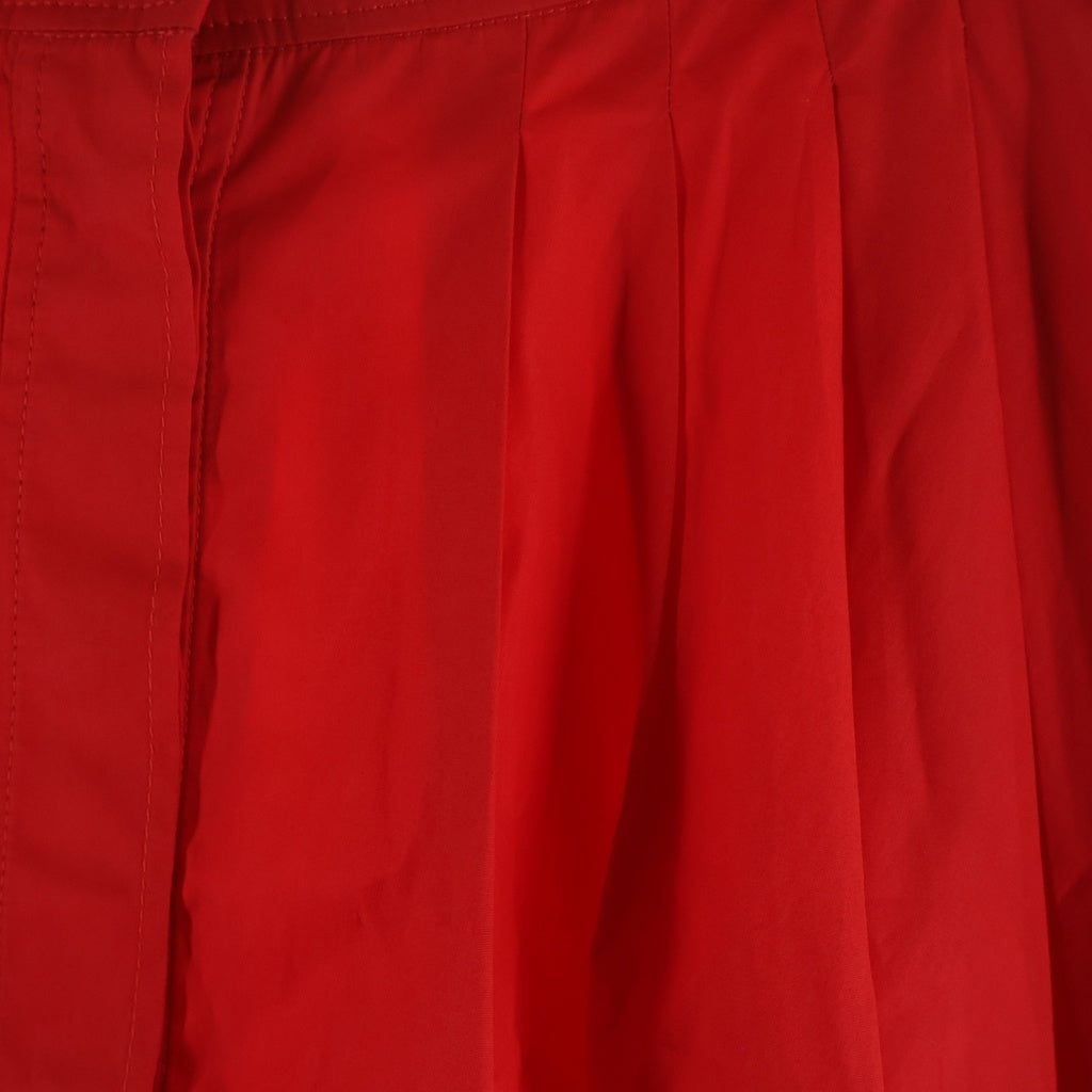 Max Mara(マックスマーラ) フレア ロングスカート タック入り コットン レッド 23610104316 レディース