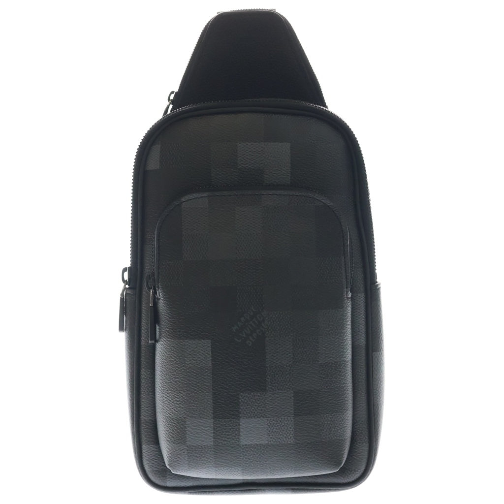 LOUIS VUITTON(ルイヴィトン) ダモフラージュ アヴェニュー スリングバッグ PM PVC レザー ショルダーバッグ ボディバッグ ICタイプ ブラック M14953 レディース