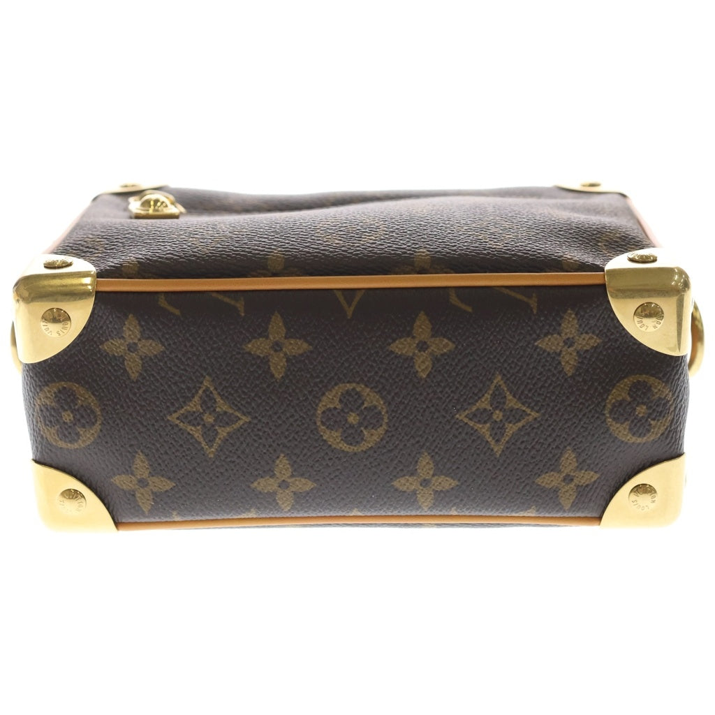 LOUIS VUITTON(ルイヴィトン) モノグラム ミニソフトトランク PVC レザー ショルダーバッグ ICタイプ ブラウン M14729 レディース