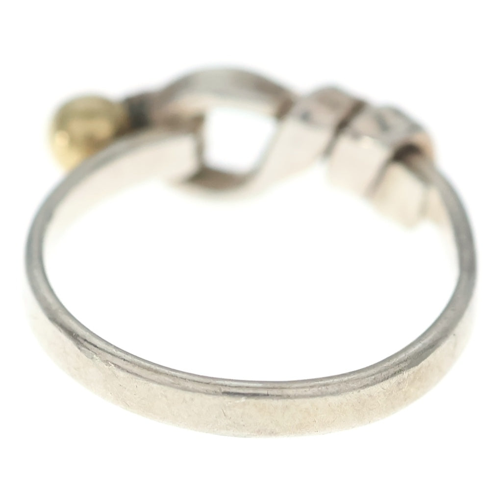 TIFFANY & Co.(ティファニー) ラブノットリング シルバー×イエローゴールド #11.5 750/925 レディース