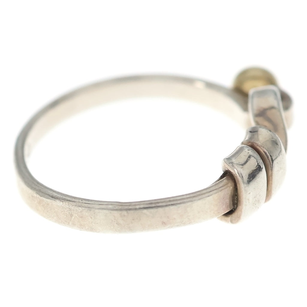 TIFFANY & Co.(ティファニー) ラブノットリング シルバー×イエローゴールド #11.5 750/925 レディース