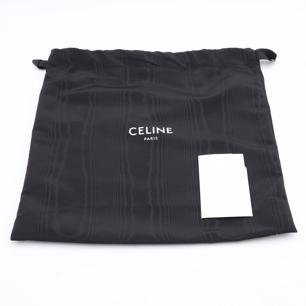 CELINE(セリーヌ) スモール カバトリオ ハンドバッグ ミニトートバッグ ブラウン レザー×PVC ゴールド金具 レディース