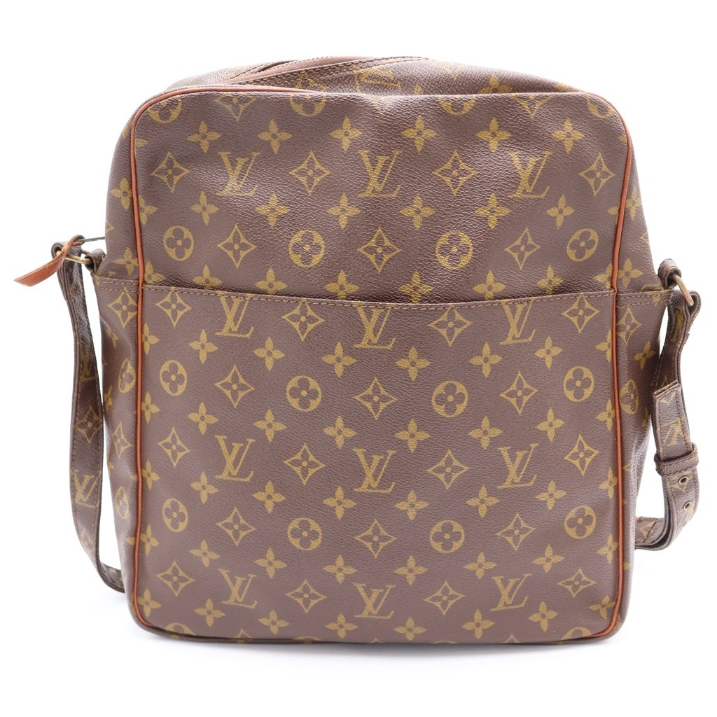 LOUIS VUITTON(ルイヴィトン) ヴィンテージ モノグラム マルソー PVC レザー ショルダーバッグ ブラウン M40264