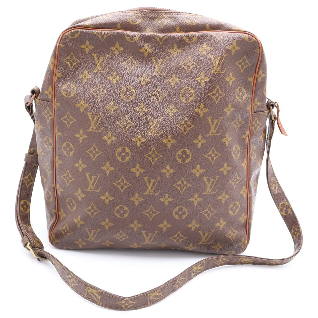 LOUIS VUITTON(ルイヴィトン) ヴィンテージ モノグラム マルソー PVC レザー ショルダーバッグ ブラウン M40264