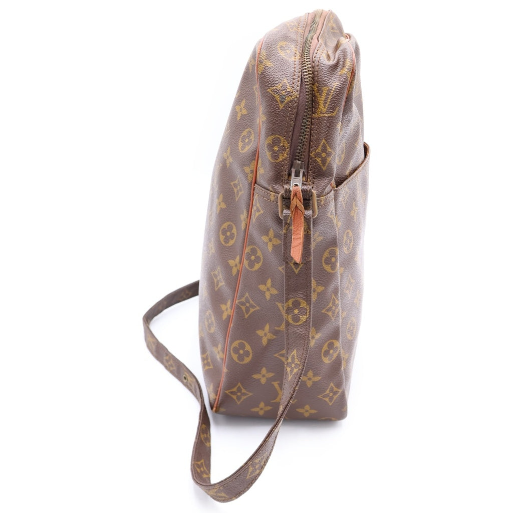 LOUIS VUITTON(ルイヴィトン) ヴィンテージ モノグラム マルソー PVC レザー ショルダーバッグ ブラウン M40264