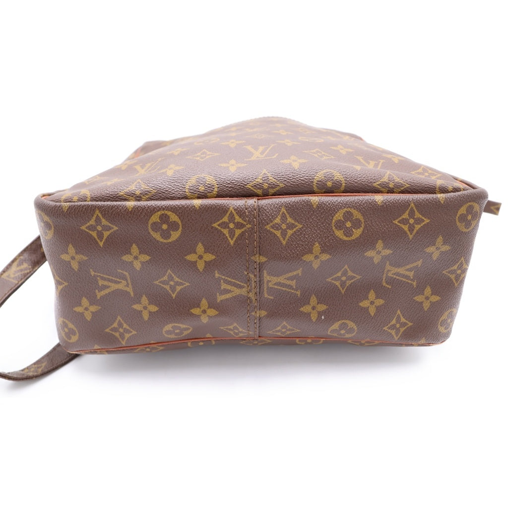 LOUIS VUITTON(ルイヴィトン) ヴィンテージ モノグラム マルソー PVC レザー ショルダーバッグ ブラウン M40264