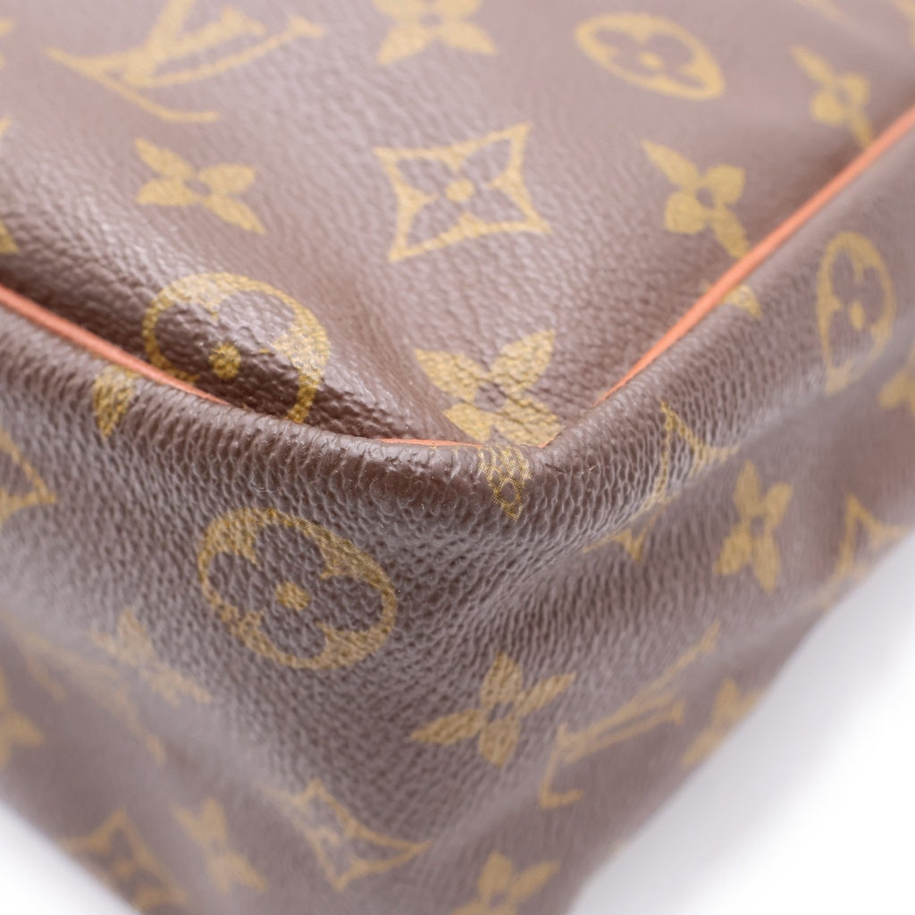 LOUIS VUITTON(ルイヴィトン) ヴィンテージ モノグラム マルソー PVC レザー ショルダーバッグ ブラウン M40264