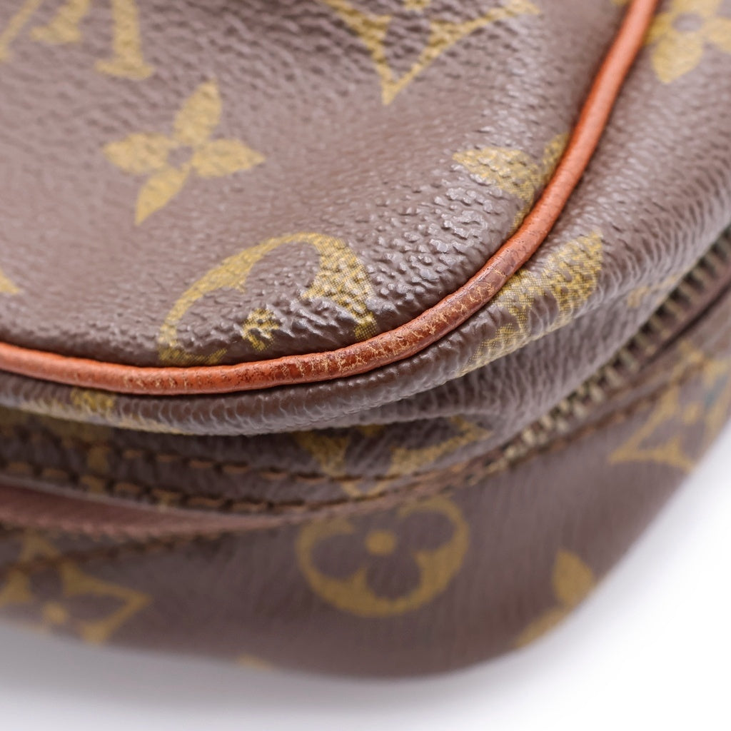 LOUIS VUITTON(ルイヴィトン) ヴィンテージ モノグラム マルソー PVC レザー ショルダーバッグ ブラウン M40264
