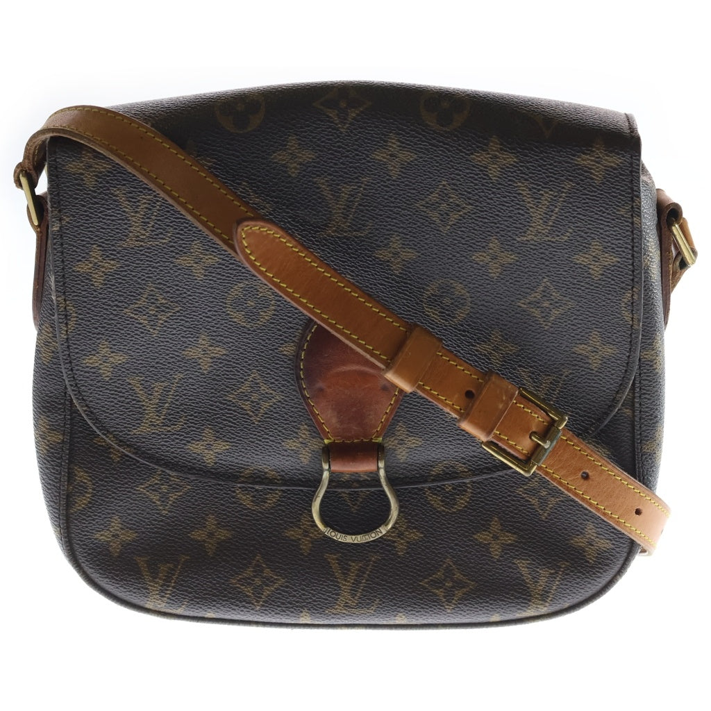 LOUIS VUITTON(ルイヴィトン) モノグラム サンクルーGM PVC レザー ショルダーバッグ ブラウン M51242 レディース