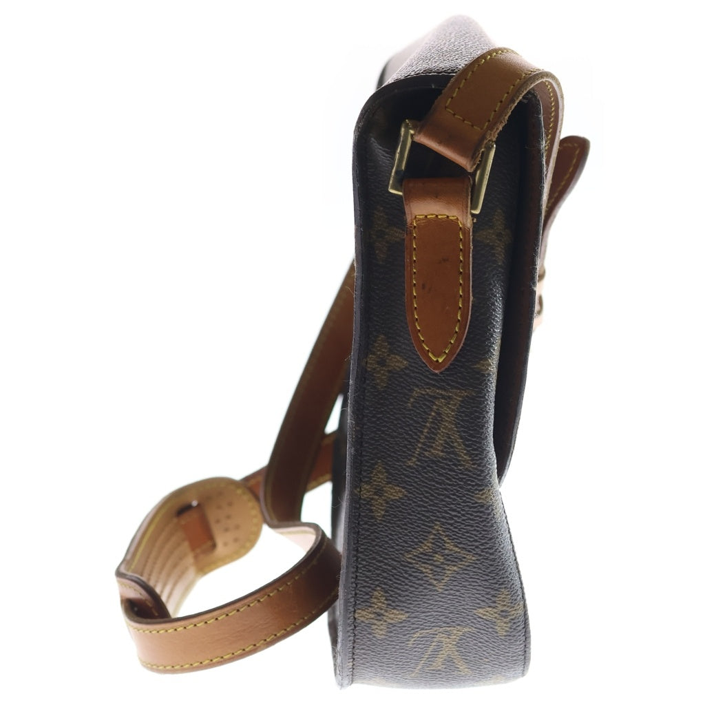 LOUIS VUITTON(ルイヴィトン) モノグラム サンクルーGM PVC レザー ショルダーバッグ ブラウン M51242 レディース