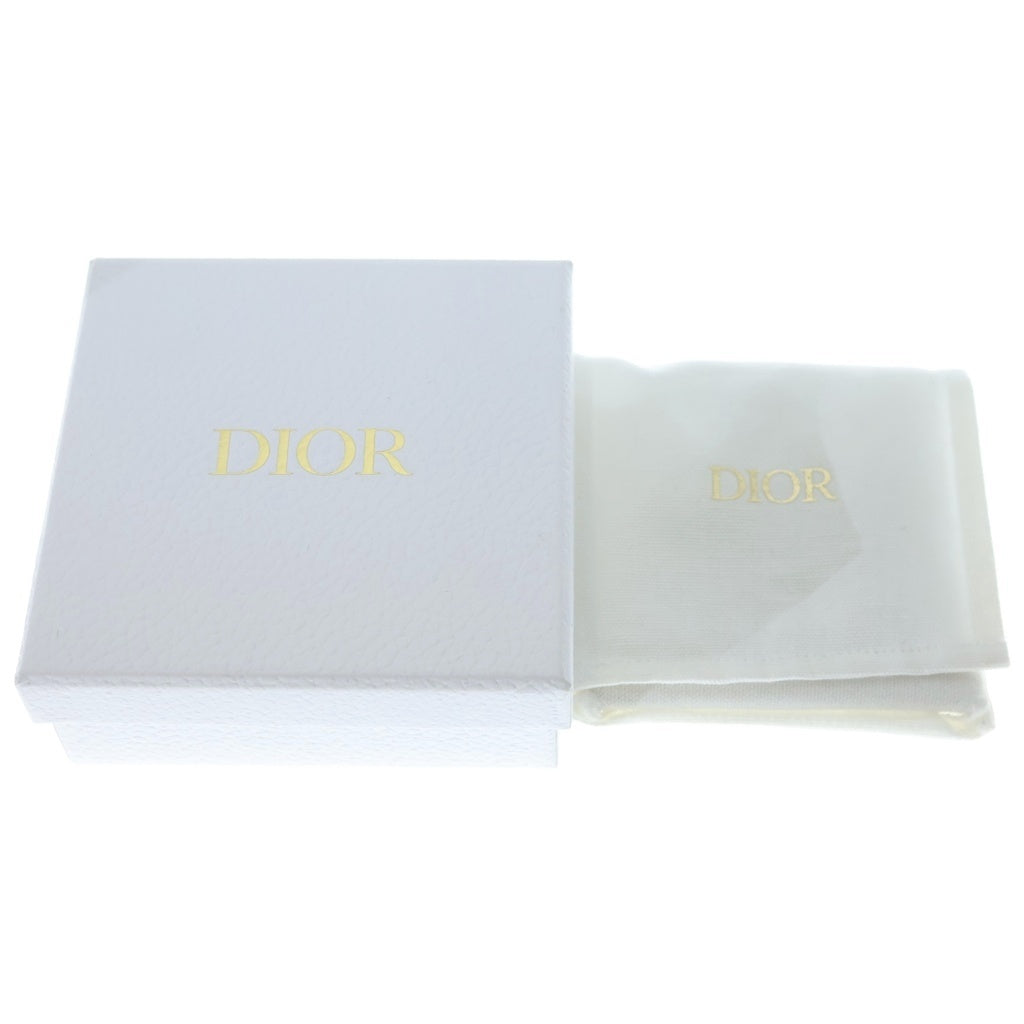 Christian Dior(クリスチャンディオール) CDロゴ ラインストーン ネックレス ゴールド レディース